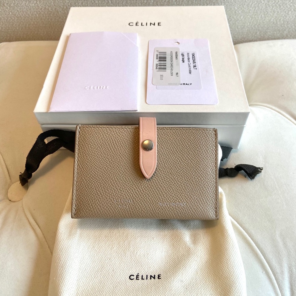 EUC Celine Accordion Cardholder